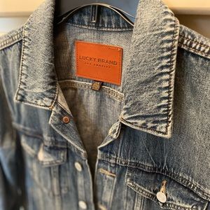 Lucky brand jean jacket- size large